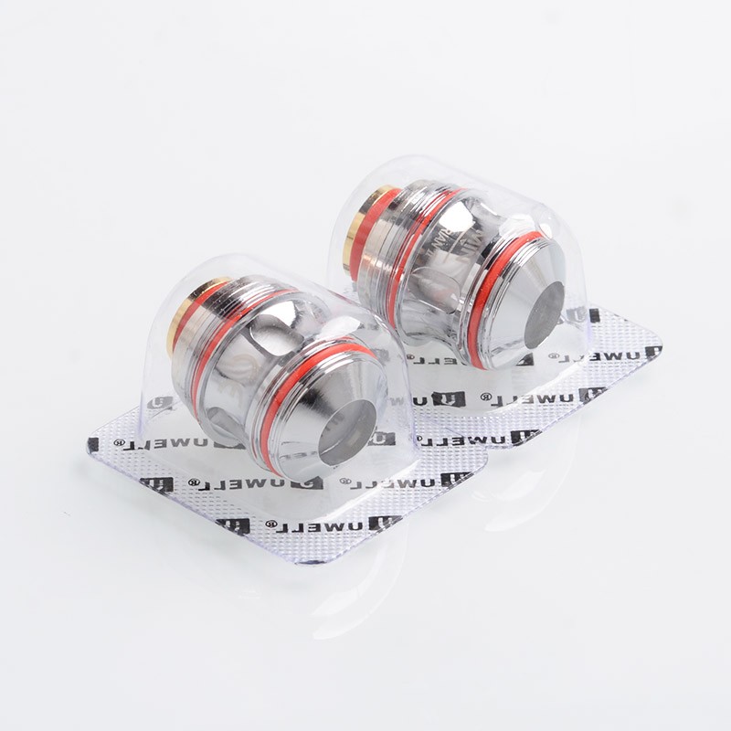 Authentic Uwell Valyrian 2 II UN2 Single Meshed Coil Head - Silver, Stainless Steel, 0.32ohm (90~100W) (2 PCS)