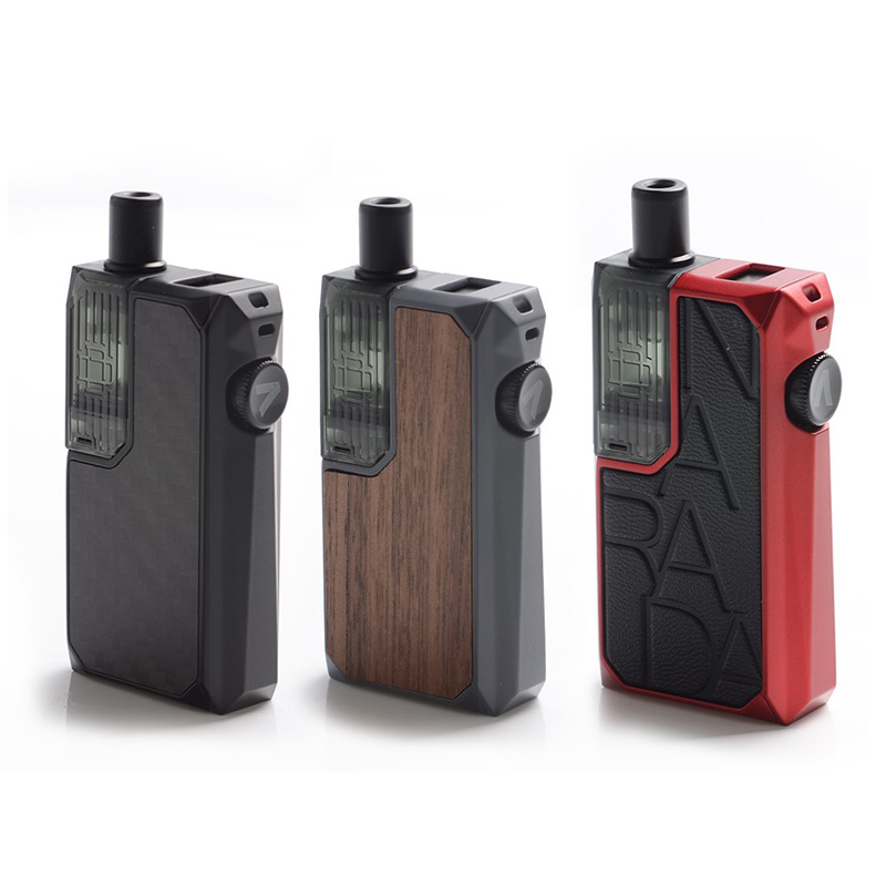 Auténtico Augvape Narada Pro 30W VW POD System Vape MTL / DL Kit de inicio, 5 ~ 30W, 3.7 ml