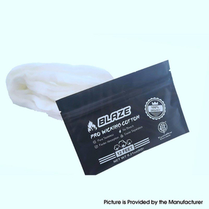정통 ThunderHead Creations Blaze Pro Wicking Cotton -12 피트 (3.5m / bag -6g)