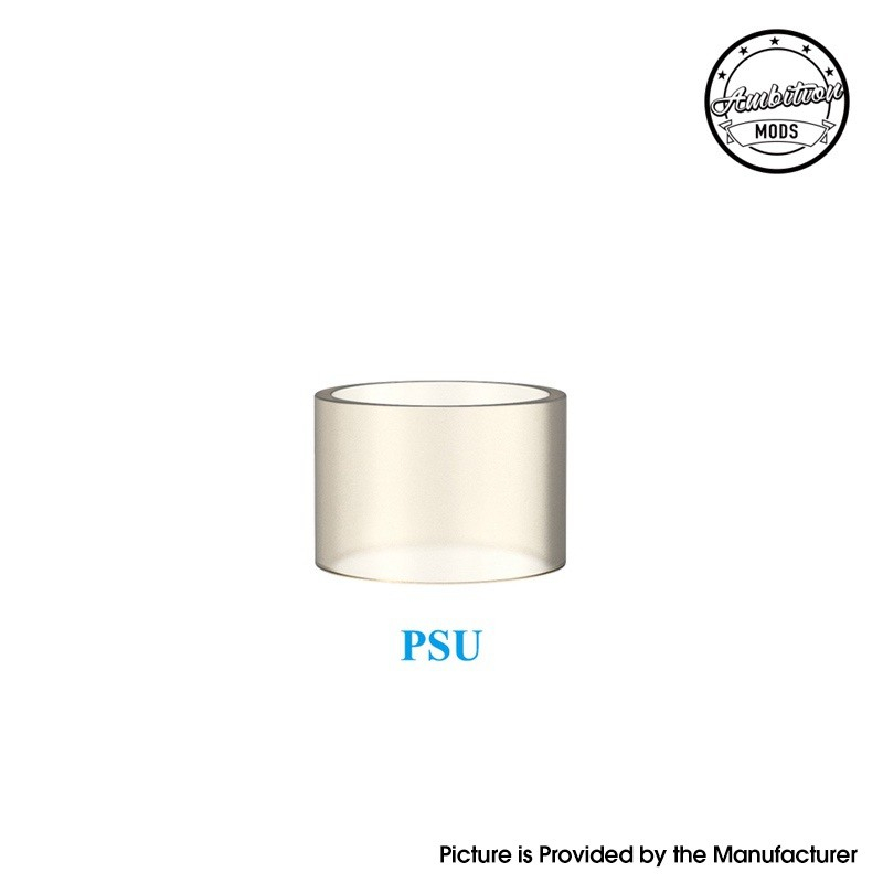 أصيل Ambition Mods RIPLEY MTL / RDL RDTA أنبوب دبابة الاستبدال - شفاف ، PSU ، 3.2ml