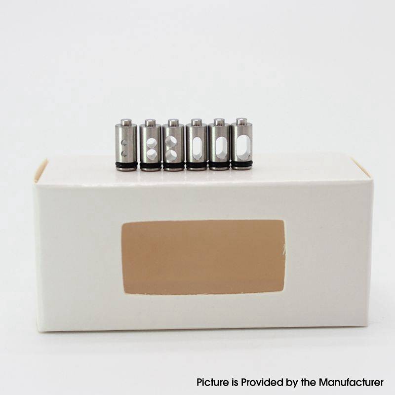 SXK Hussar Gobby RTA Replacement Air Pins - Silver, 1.0mm x 2, 1.5mm x 2, 2.0mm x 2, 1.5mm, 2.0mm, 2.5mm (6 PCS)