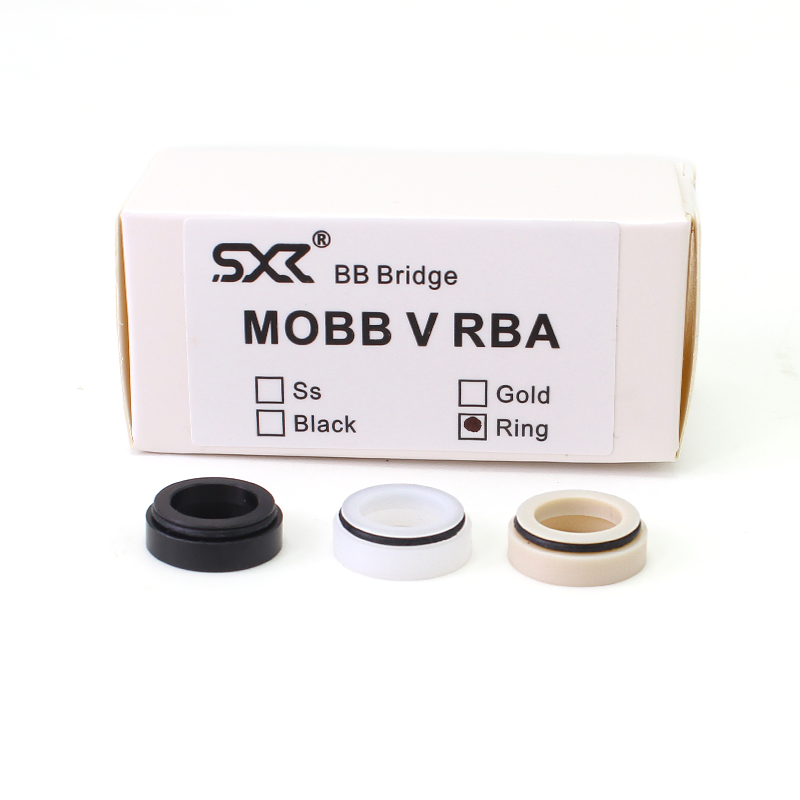 SXK Monarchy Mobb V RBA Bridge Replacement Decorative Ring - White POM + Black POM + PEEK (3 PCS)