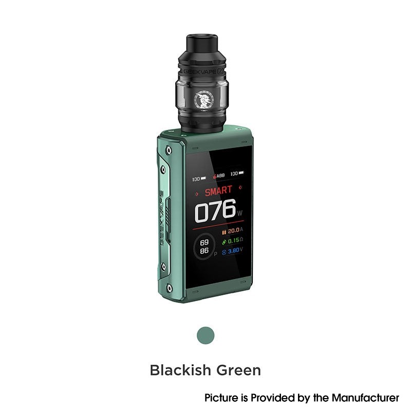 Authentic GeekVape T200 Aegis Touch Vape Box Mod Kit VW 5~200W, 2 x 18650, 5.5ml, 0.15 / 0.4ohm
