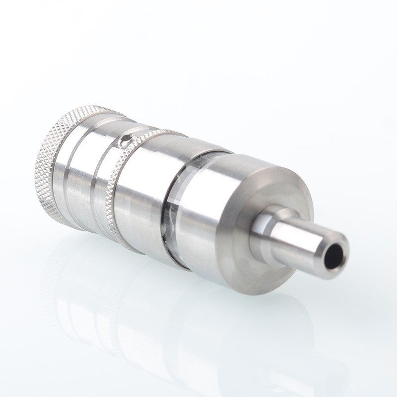 YFTK Flash e-Vapor V4.5S+ RTA Rebuildable Tank Vape Atomizer Titanium Alloy + Glass, 4.5ml, 23mm Diameter