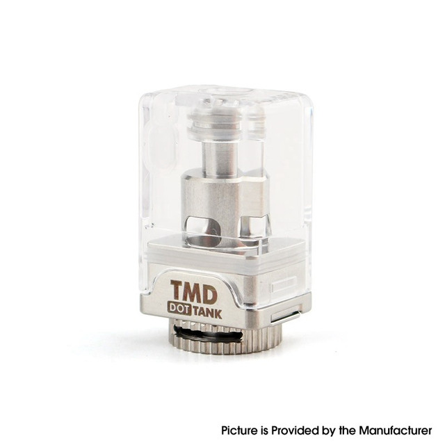 Dotmod dotaio pod mod 2.6ml 용 정통 BP 모드 TMD 도트 탱크, 0.55ohm / 1.05ohm