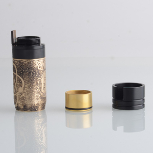 MK2 Special Style Mechanical Mod - Black Gold, Brass, 1 x 18650, Albert Limited Edition