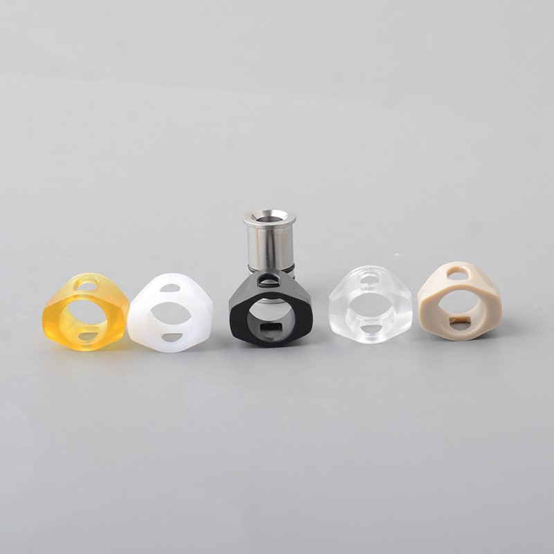 Monarchy Mini Cyber 510 Drip Tip Set Stainless Steel + PEEK + POM + PEI