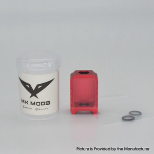 Authentic MK MODS Boro Tank for SXK BB / Billet AIO Box Mod Kit Aluminum + Glass