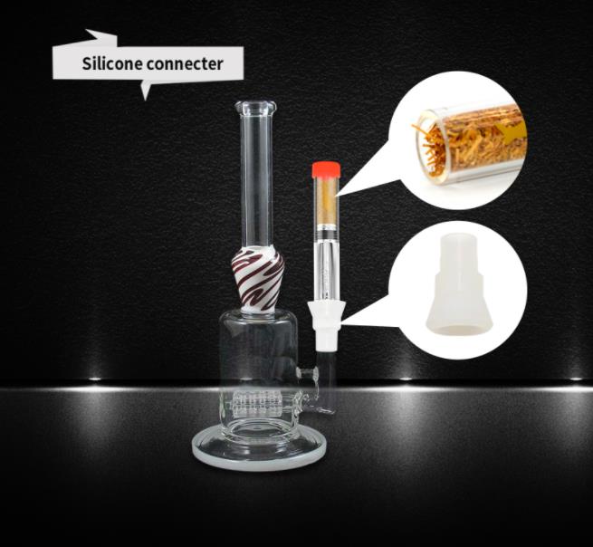 Authentic ATMAN King Golden Fish Tobacco Pipe Twist Glass Blunt Loose