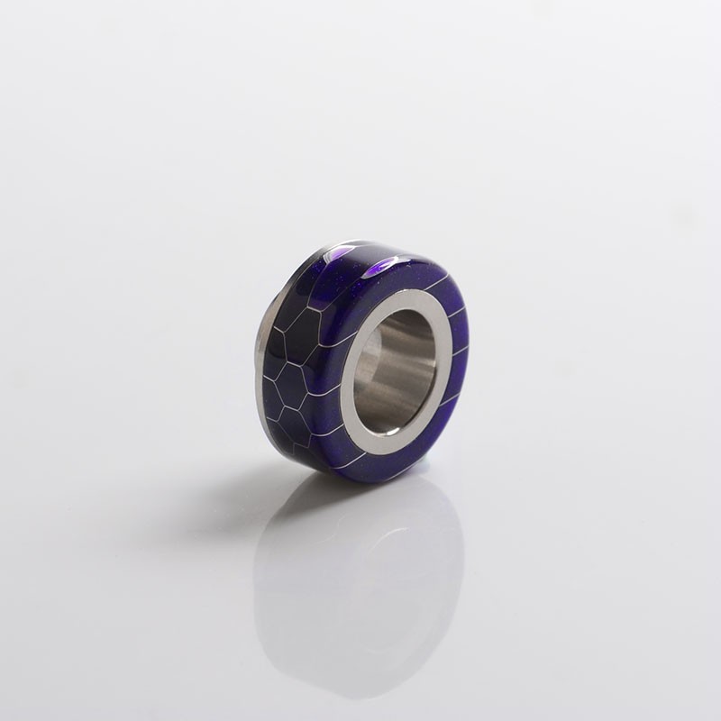 Authentisch Steam Crave Aromamizer Ragnar RDTA Ersatz 810 Weitbohrer Tropfspitze - Lila, Wabenharz + SS, 22 mm Durchmesser