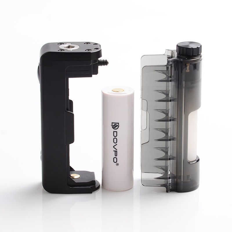 Authentic Dovpo x Brian Topside Lite 90W TC VW Squonk Vape Box Mod - Black, 5~90W, 100~315'C, 1 x 20700 / 21700