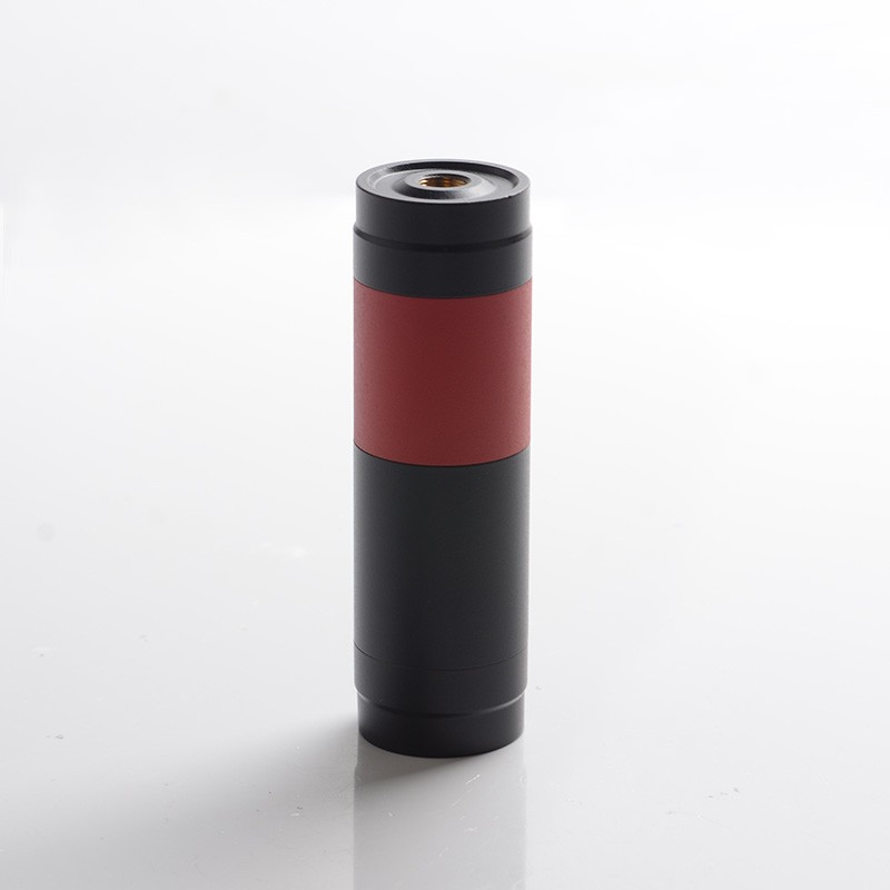 El Thunder Mtlite -Stil Vape mechanisch Mod - schwarz + rot, messing, 1 x 18350/18650