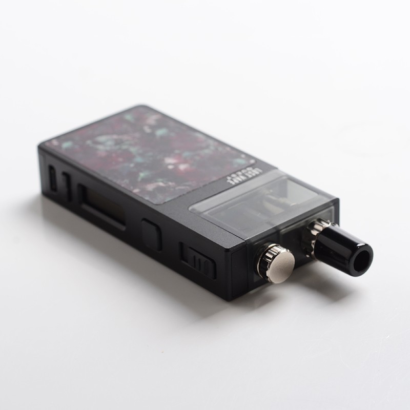 本物の失われたvape Q Ultra AIO 40W 1600MAH VW PODシステムMTL / DL Vape Starter Kit -Nebula Purple、0.6OHM、4ML、5〜40W