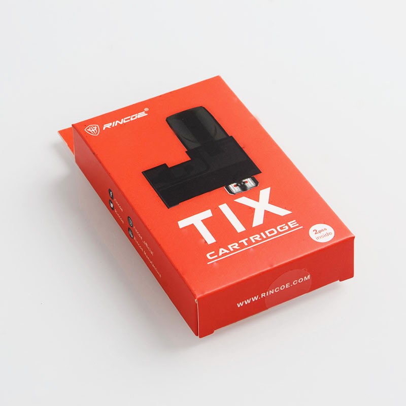 Authentic Rincoe Tix Pod System Replacement Pod Cartridge - 2ml (2 PCS)