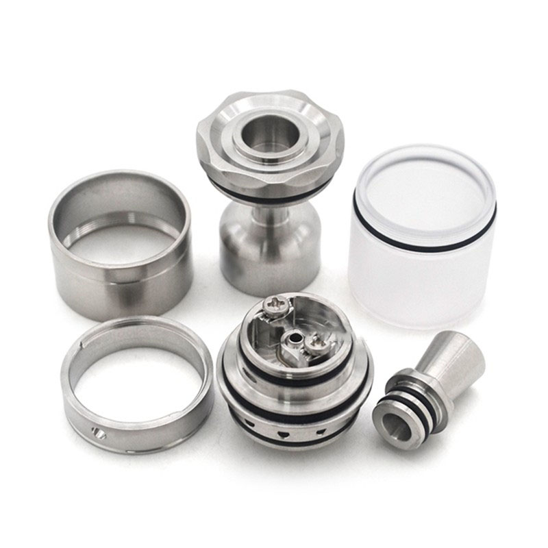 Ulton Diplomat RTA Rebuildable Tank Vape Atomizer - Silver, 4.5ml / 5 ...