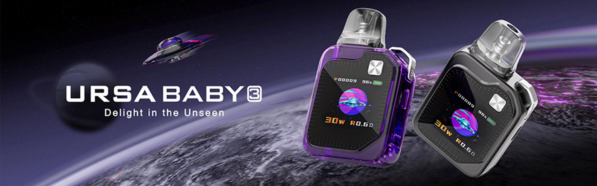 Authentic Lost Vape ursa baby 3ポッドシステムキット
