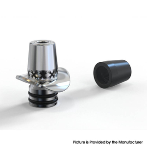 Auténtico Auguse Cowboy 510 Consejo de goteo para atomizador RTA / RDA - Silver