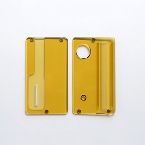 Replacement Front + Back Door Panel Plates for dotMod dotAIO Vape Pod System - Brown, PEI (2 PCS)