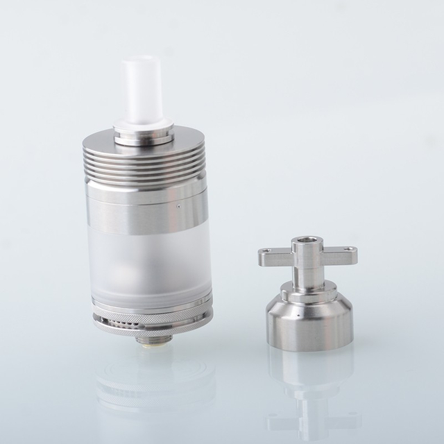 정통 BP Mods Pioneer v1.5 RTA 재건 가능한 탱크 vape atomizer mtl & dl vaping 3.7ml, ss + pctg22mm