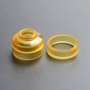 SXK Krma Gen Style DL / MTL RDTA Replacement Top Cap + Tank Tube - Brown, PEI