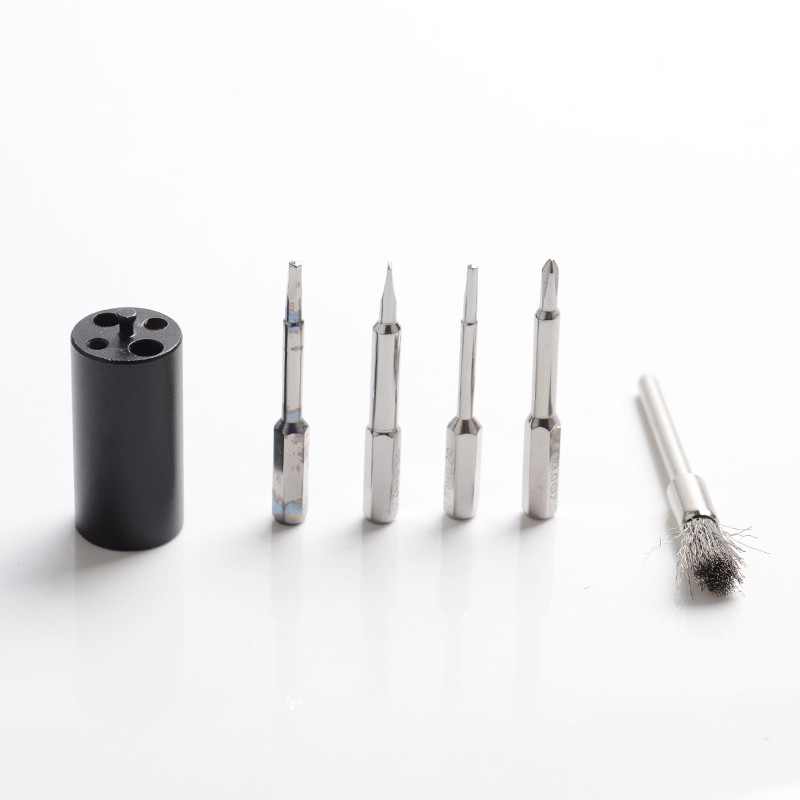 Authentic Vivismoke Vape Mini Tool Kit - Mini Cutter + Screwdriver + Tweezer + Scissor + Coil Brush + Tweezer + Coil Builder