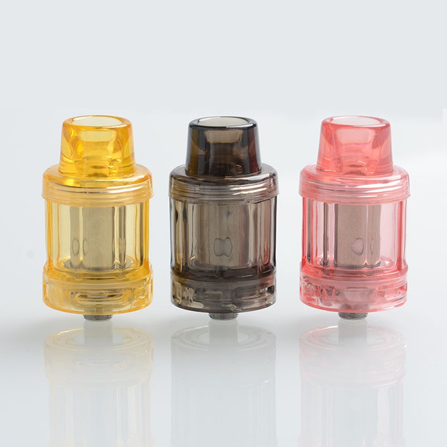 Autentico vapore Storm D11 Clearomizer serbatoio usa e getta - dorato + rosa + nero, metallo + plastica, 3,5 ml, diametro 24mm (3 pezzi)