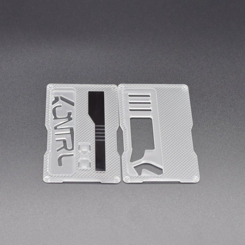 Kontrl Cyber Front + Back Door Panel Plates for BB / Billet Box Vape Mod Kit Acrylic (2 PCS)