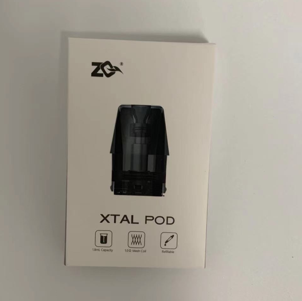 ZQ Xtal Vape Pod System Replacement Pod Cartridge - 1.8ml, 1.0ohm (4 PCS)