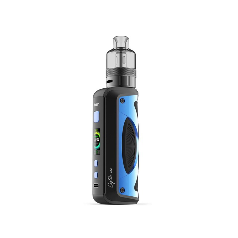 IJOY Captain Link 100W VW Box Mod + 5.0ml Captain Pod Tank Kit, 5~100W, 1 x 18650 / 21700, Univ S 2.0 Chipset