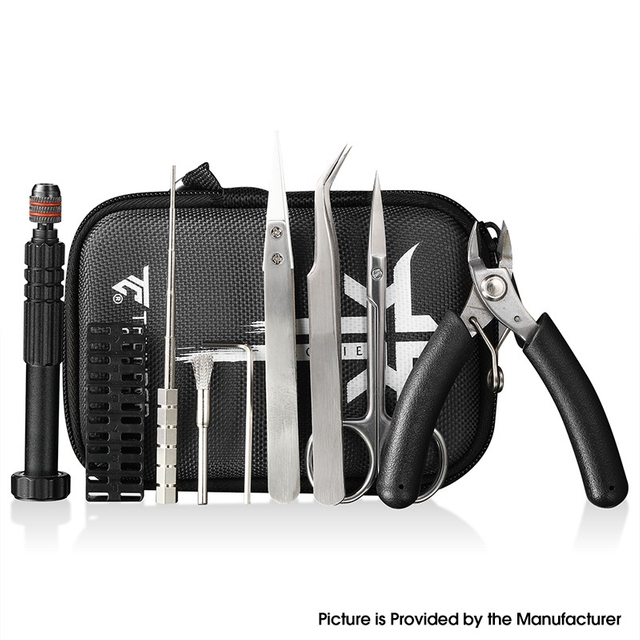 Authentic Thunder Cloud Requiem Pro Tool Kit-ドライバー、ハサミ、ピンセザー、カッター、コイルジグ、コイルレッグトリムツール