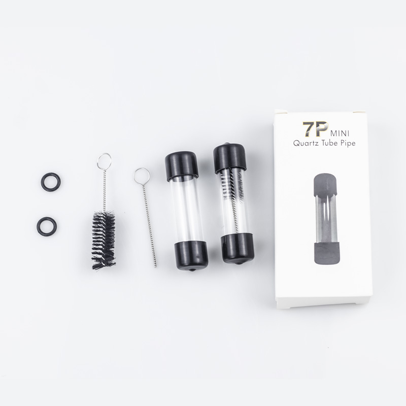 7pmini Quartz tube tube de tuyau de remplacement pour le verre pour vaporisateur à herbe sèche sèche 