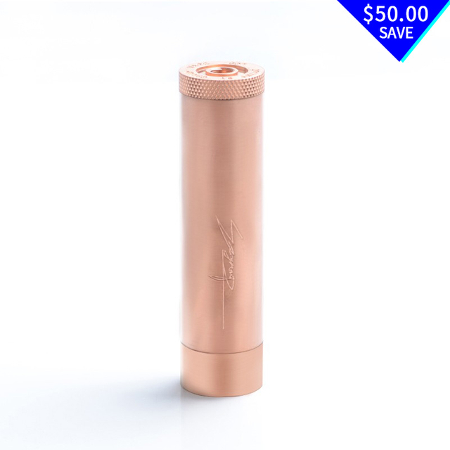 Authentic Sy Group Lucifer Vape Mechanical Mod  - 銅、銅、1 x 18650、24mm直径
