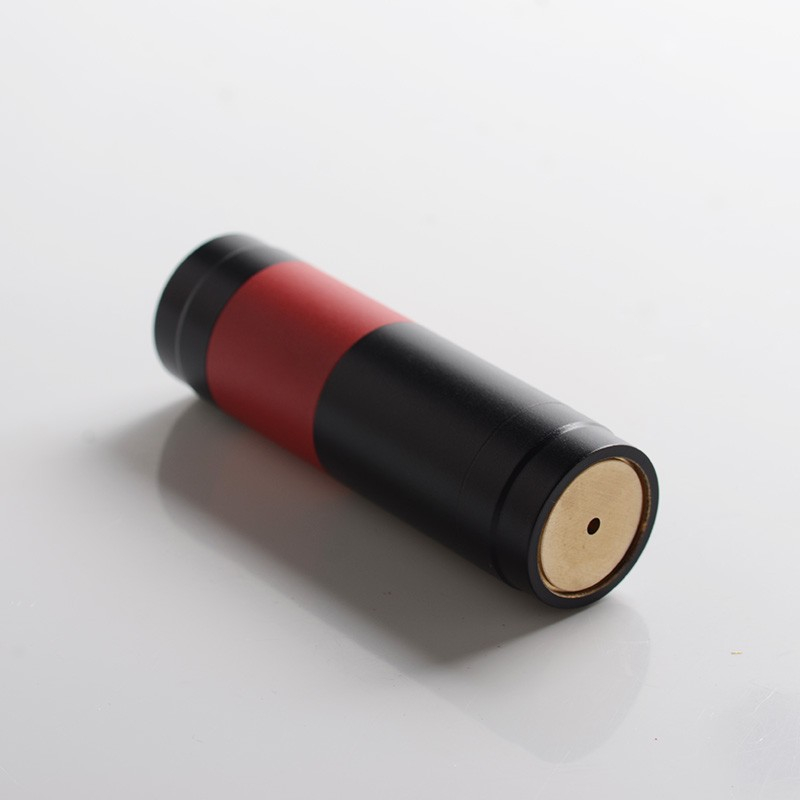 El Thunder Mtlite estilo Vape mecánico Mod - negro + rojo, latón, 1 x 18350 /18650