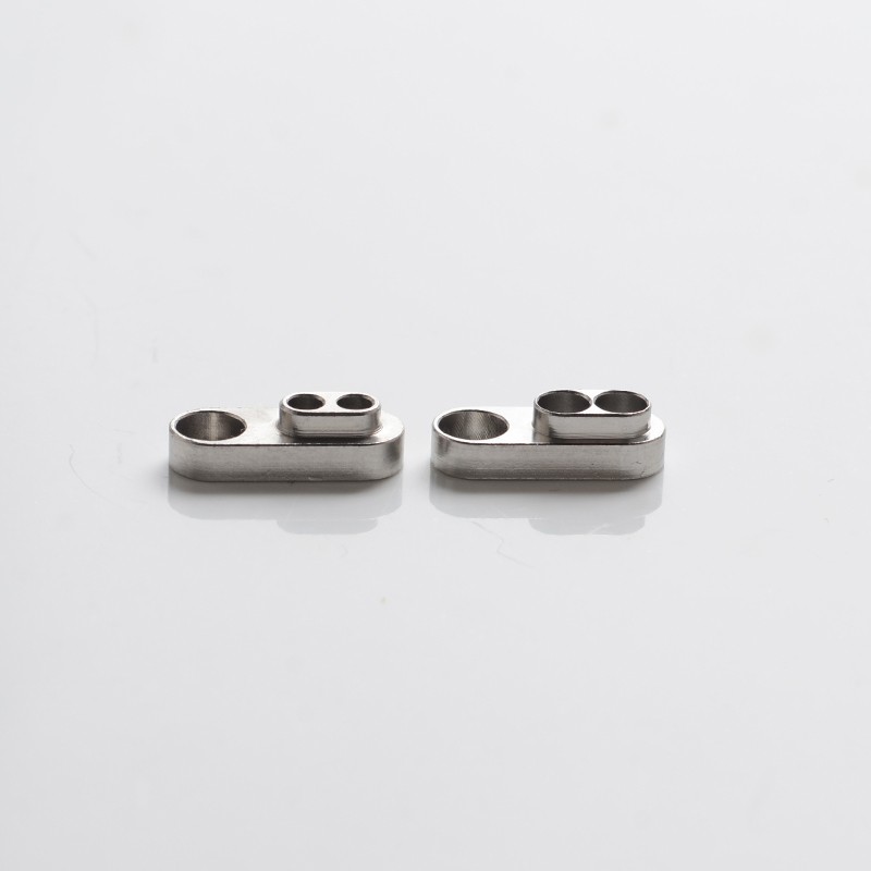 SXK Dvarw DL FL Facelift 24mm 2 x 2.0mm + 2 x 3.0mm, (2 PCS) RTA Replacement Dual-Hole Airflow AFC Inserts - Silver, 