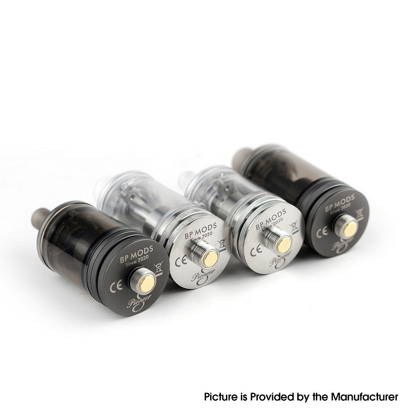 Authentic BP Mods Pioneer S Tank Clearomizer Vape Atomizer Long Version 4ml RDL 0.55ohm / MTL 1.05ohm 22mm