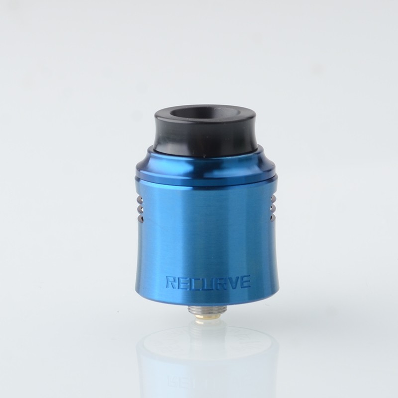 Authentic Wotofo & Mike Vapes Recurve V2 RDA Rebuildable Dripping Atomizer BF Pin Two Airflow Adapter 24.6mm