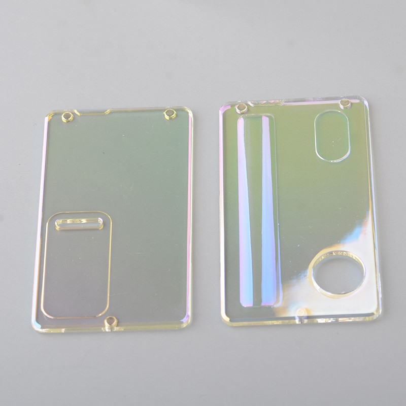 Authentic MK MODS Replacement Front + Back Cover Panel Plate for dotMod dotAIO V2 Pod Acrylic