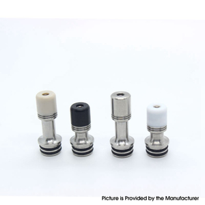 510 Drip Tip Set - 1 x 510 connector base, 1 x Shorten Adapter, 1 x Lengthen Adapter, 4 x Mouthpieces