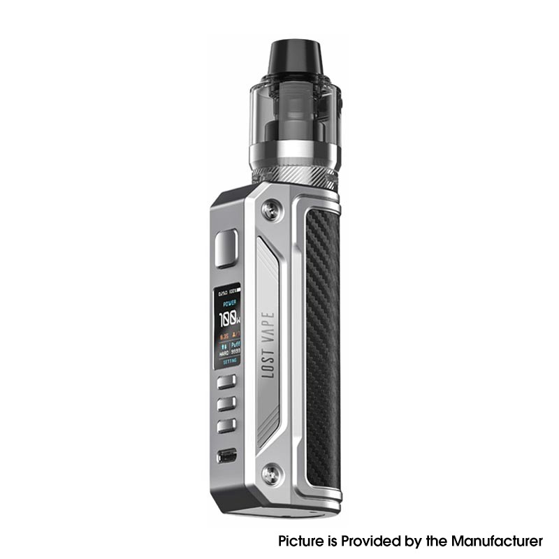 Authentic Lost Vape Thelema Solo 100W Mod Kit with UB PRO Pod VW 5~100W 5ml 1 x 18650 / 21700