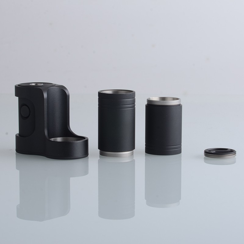 정통 야망 모드 컨버터 SBS 나란히 상자 모드-Full Black 1 ~ 50W, TC 200 ~ 600'F / 100 ~ 315'C, 1 x 18350 / 18650